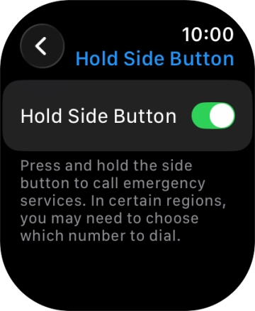 Press the indicator next to Press the indicator next to