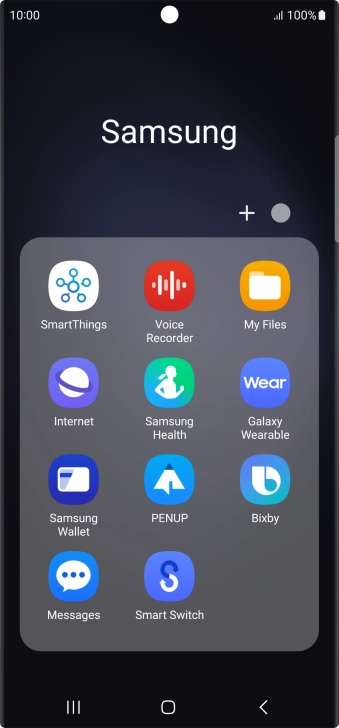 Press Bixby.