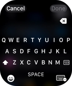 Press the input icon.