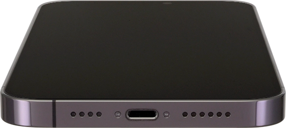 Connect the charger or data cable to the socket and to a wall socket or your computer's USB port.