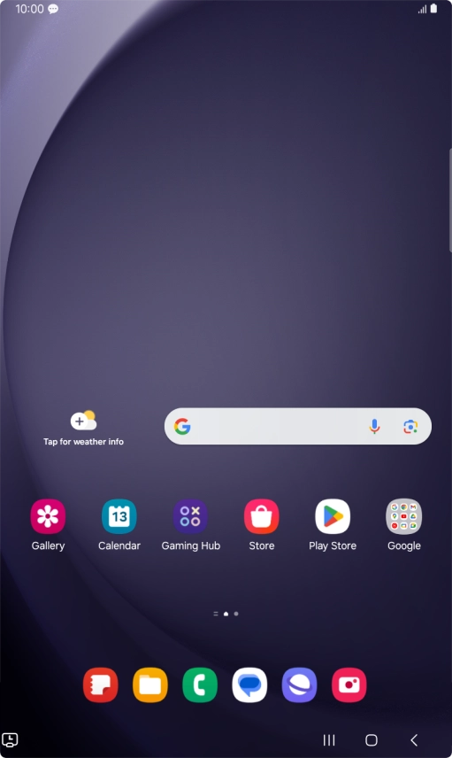 The text/picture message icon shows that you've received a new text or picture message.