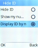 Select Show my number to turn on the function.