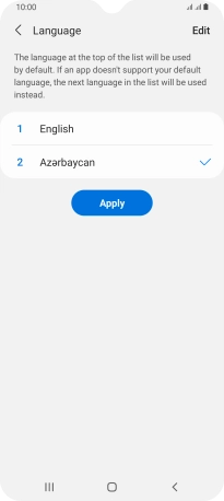 Press Apply. Press Apply.
