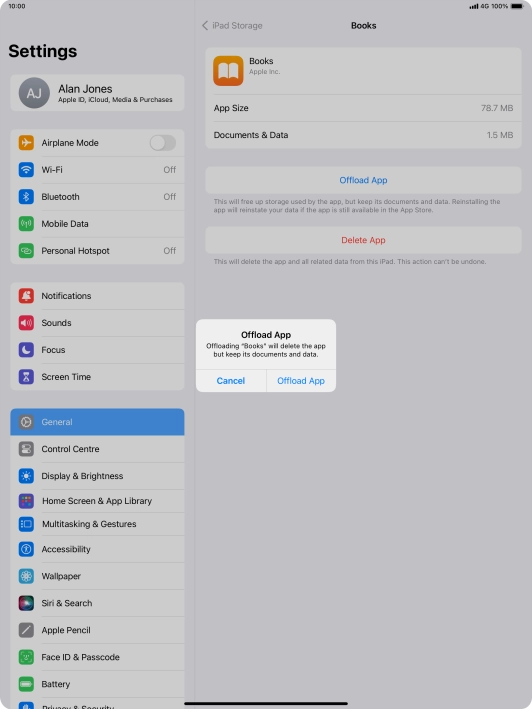 Press Offload App. Press Offload App.