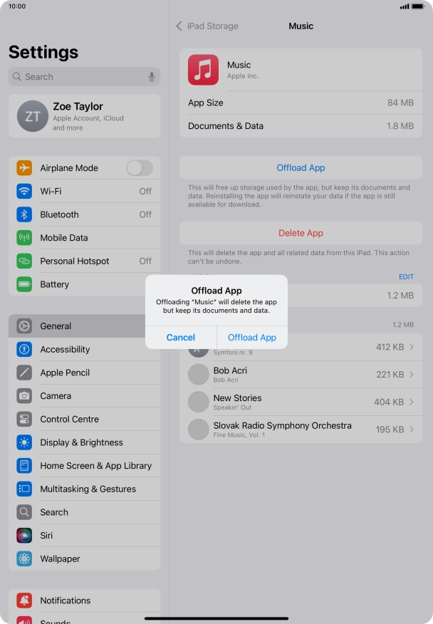 Press Offload App. Press Offload App.