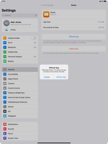 Press Offload App. Press Offload App.