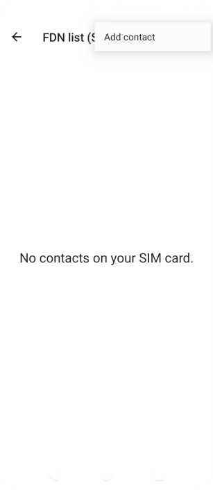 Press Add contact. Press Add contact.