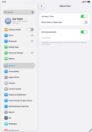 Slide your finger upwards starting from the bottom of the screen to return to the home screen.