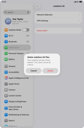 Press Delete.