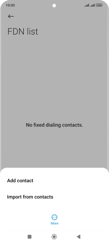 Press Add contact. Press Add contact.