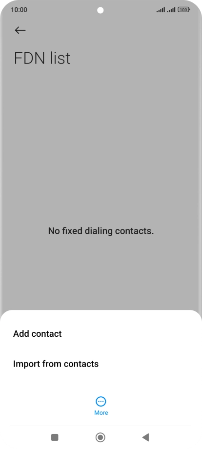 Press Add contact. Press Add contact.