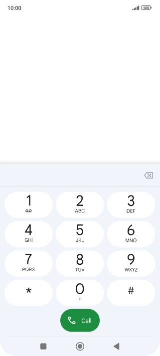 Press the Home key to return to the home screen.