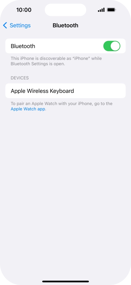 Press the required Bluetooth device and follow the instructions on the screen to pair the device with your phone. Press the required Bluetooth device and follow the instructions on the screen to pair the device with your phone.