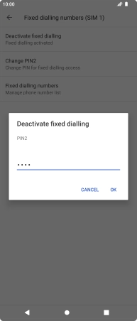 Key in your PIN2 and press OK. The default PIN2 is 1111. Key in your PIN2 and press OK. The default PIN2 is 1111.