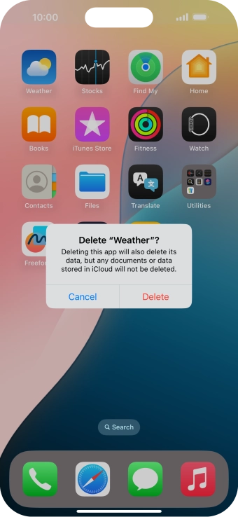 Press Delete.