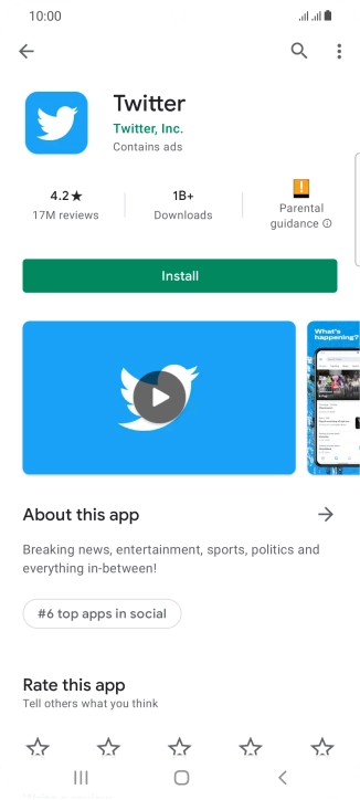 Press Install and follow the instructions on the screen to install the app. Press Install and follow the instructions on the screen to install the app.