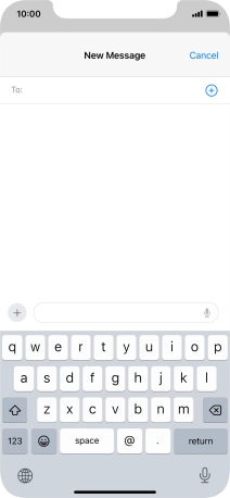 Press To: and key in the first letters of the recipient's name. Press To: and key in the first letters of the recipient's name.