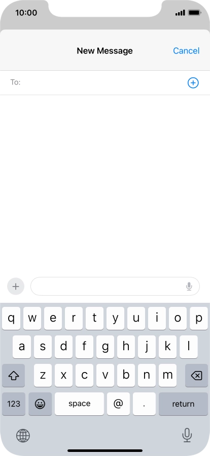 Press To: and key in the first letters of the recipient's name. Press To: and key in the first letters of the recipient's name.