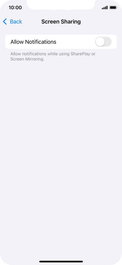 Press the indicator next to Press the indicator next to