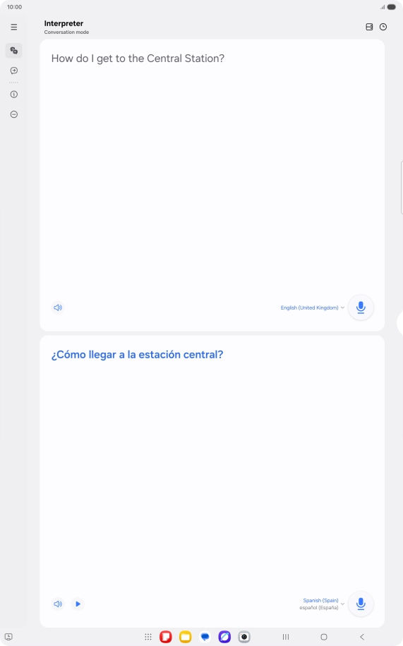 Follow the instructions on the screen to select the required language settings and use the function. Follow the instructions on the screen to select the required language settings and use the function.