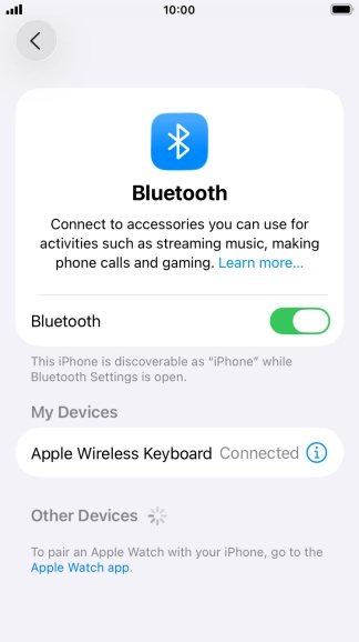 Press the Home key to return to the home screen. Press the Home key to return to the home screen.