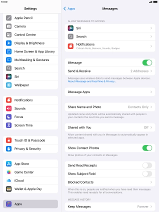 Press the Home key to return to the home screen.