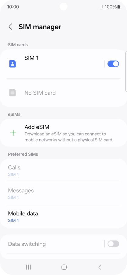 Press Add eSIM.