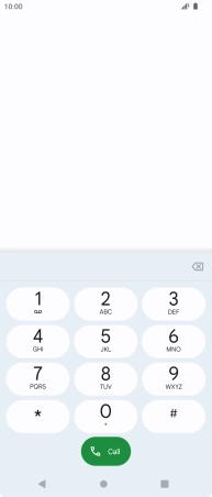 Press the Home key to return to the home screen.