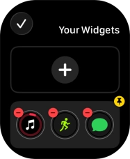 Press the confirm icon.