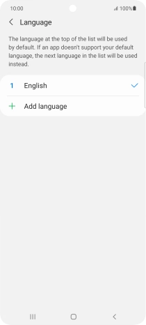 Press Add language.