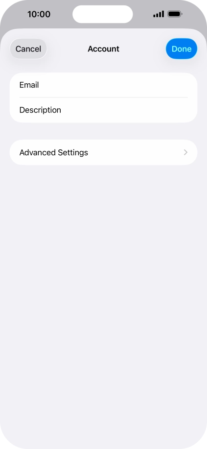 Press Advanced Settings. Press Advanced Settings.
