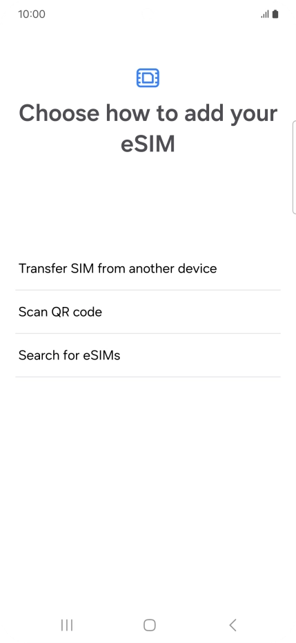 Press Scan QR code.