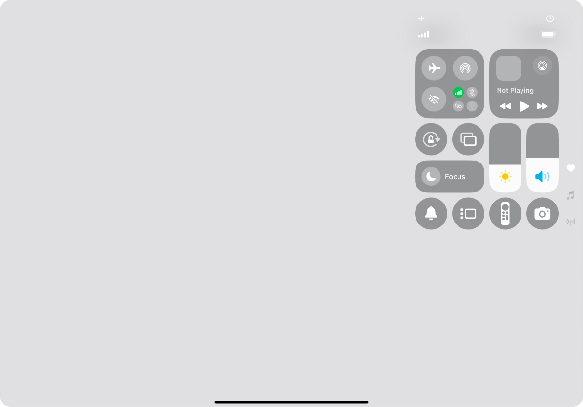 Press the Stage Manager icon to turn on the function.