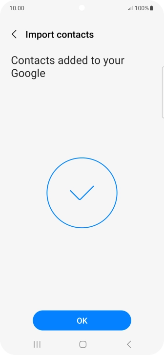 Press OK. Press OK.