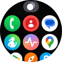 Press the running applications icon.