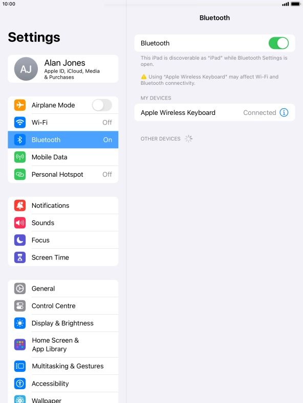 Press the Home key to return to the home screen.