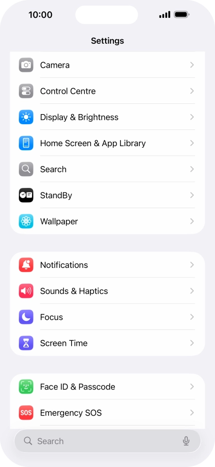 Press Display & Brightness.