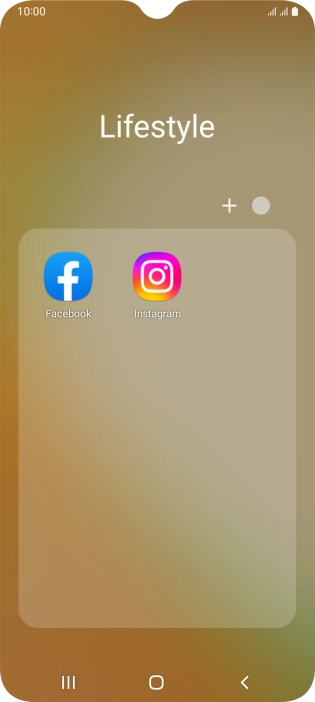 Press Facebook.