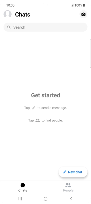 Press New chat.