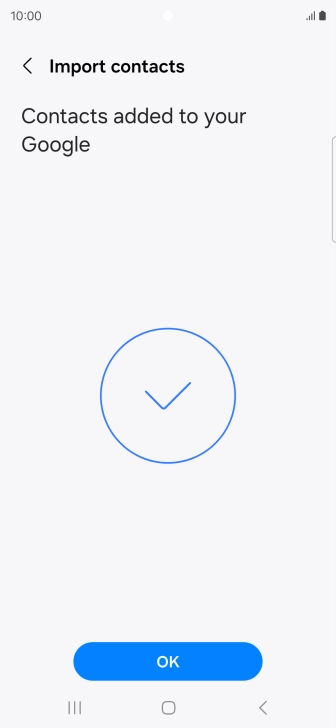 Press OK. Press OK.