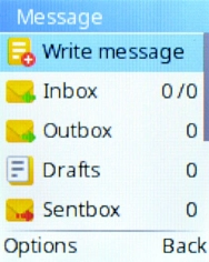 Press the Left selection key. Press the Left selection key.