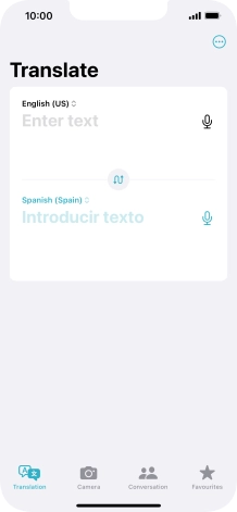Press the first drop down list.