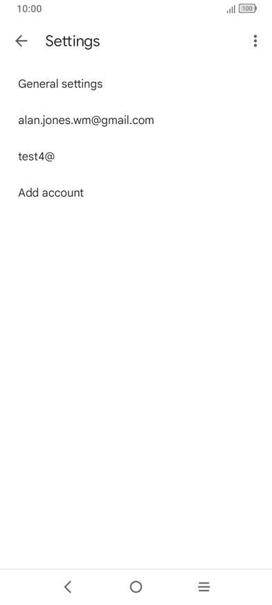 Press the required account. Press the required account.