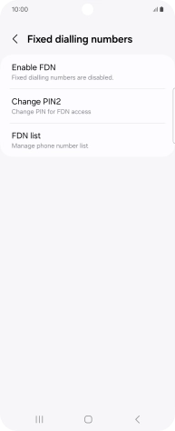 Press FDN list.