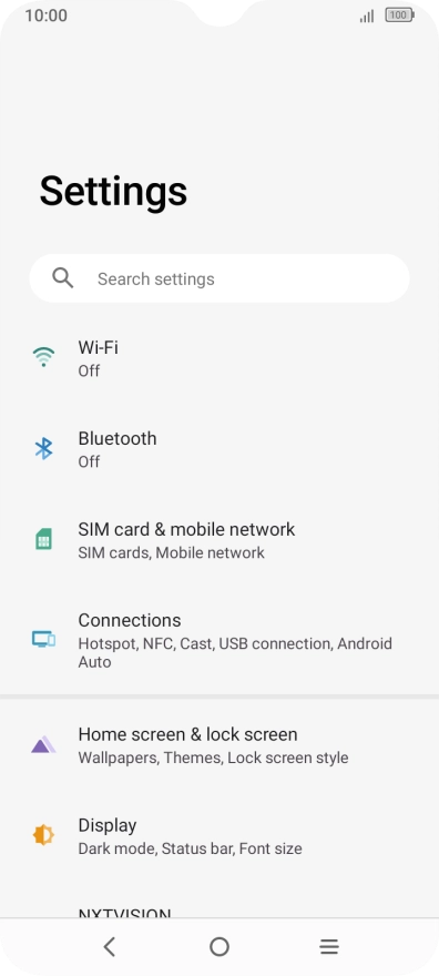 Press Wi-Fi.