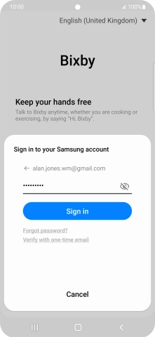 Press Sign in. Press Sign in.
