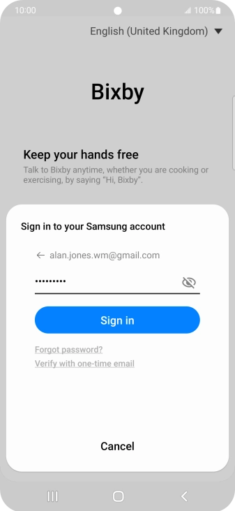 Press Sign in. Press Sign in.
