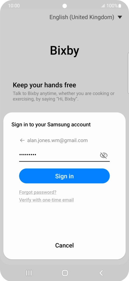 Press Sign in. Press Sign in.