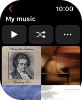 Press the play icon to start the playback. Press the play icon to start the playback.
