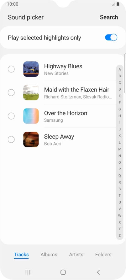 Press the required ring tones to hear them. Press the required ring tones to hear them.